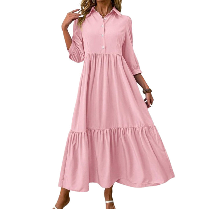 Nova Garnet Shirt Dress