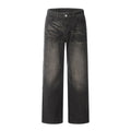 Indigo Men's Retro Gradient Straight Jeans
