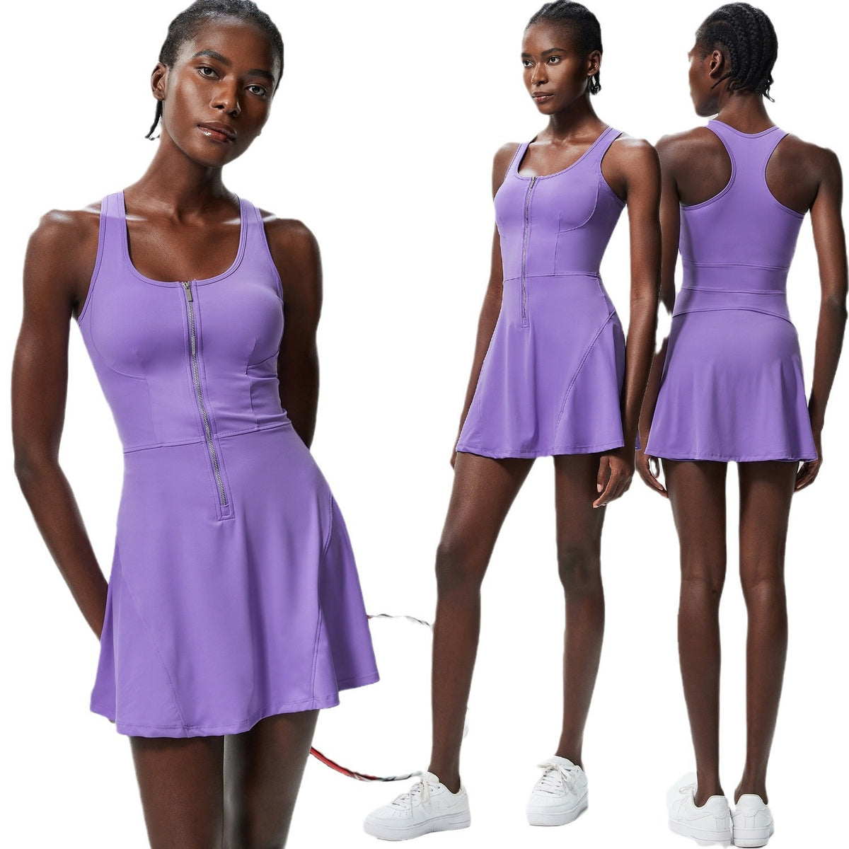 Rally Zip Tennis Skirt
