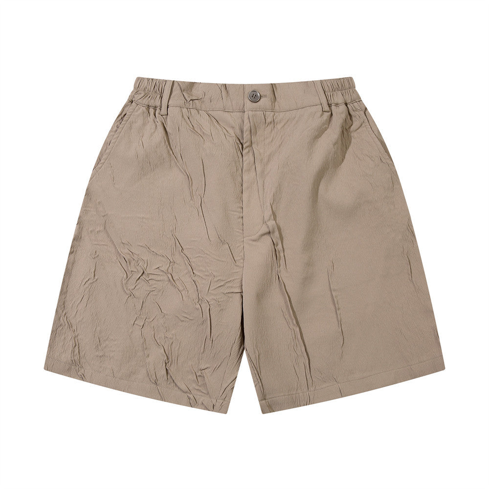 Rover Men's Pleated Solid Shorts