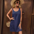 Nova Solid Midi Dress