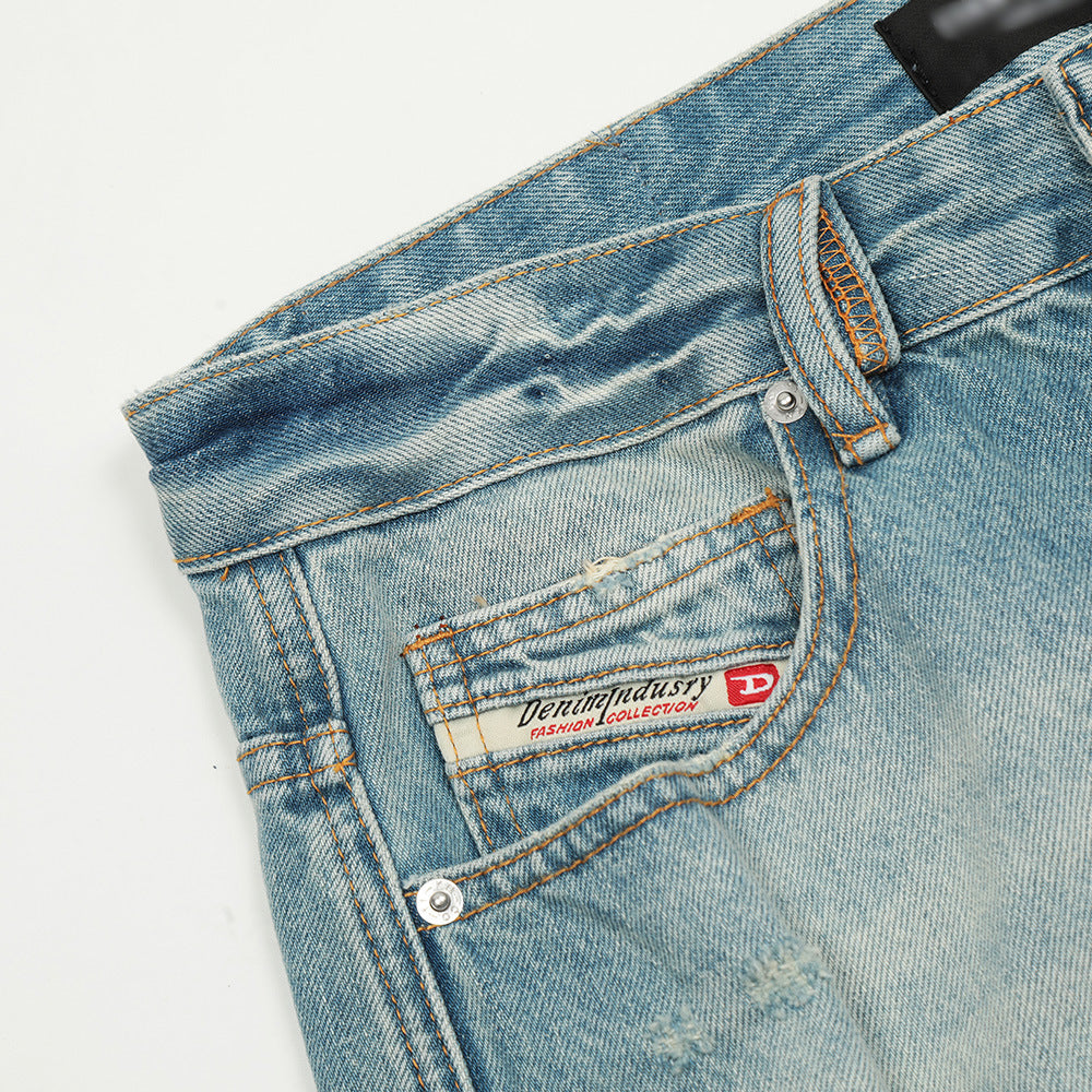 Indigo Elan Men's Straight Jeans