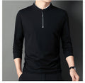 Metro Men's Long-Sleeve Stand-Collar Shirt
