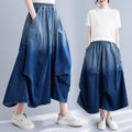 Sway Gradient Denim Skirt