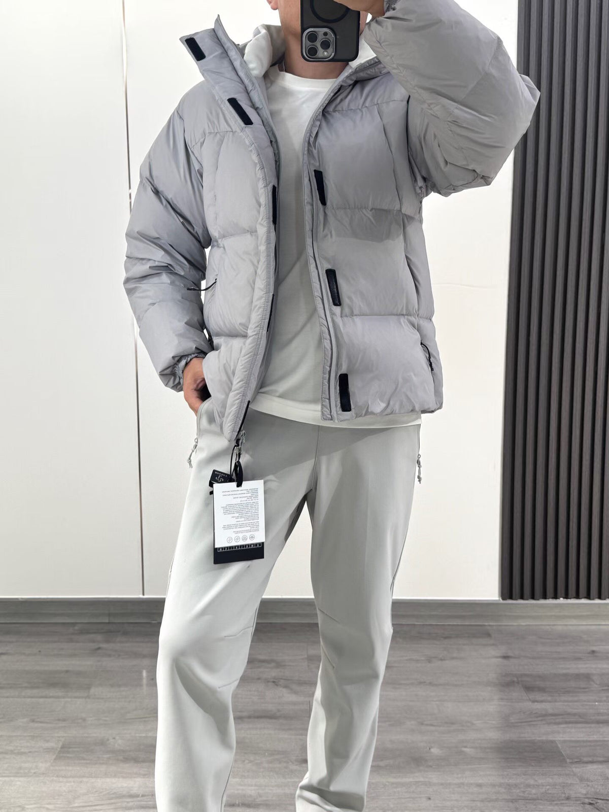 Lumen Hooded Warm Puffer Jacket