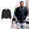 District Men's Cotton Silky Bomber Jacket