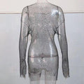 Aurelia Mesh Rhinestone Top