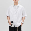 Metro Men's Linen Short-Sleeve Shirt
