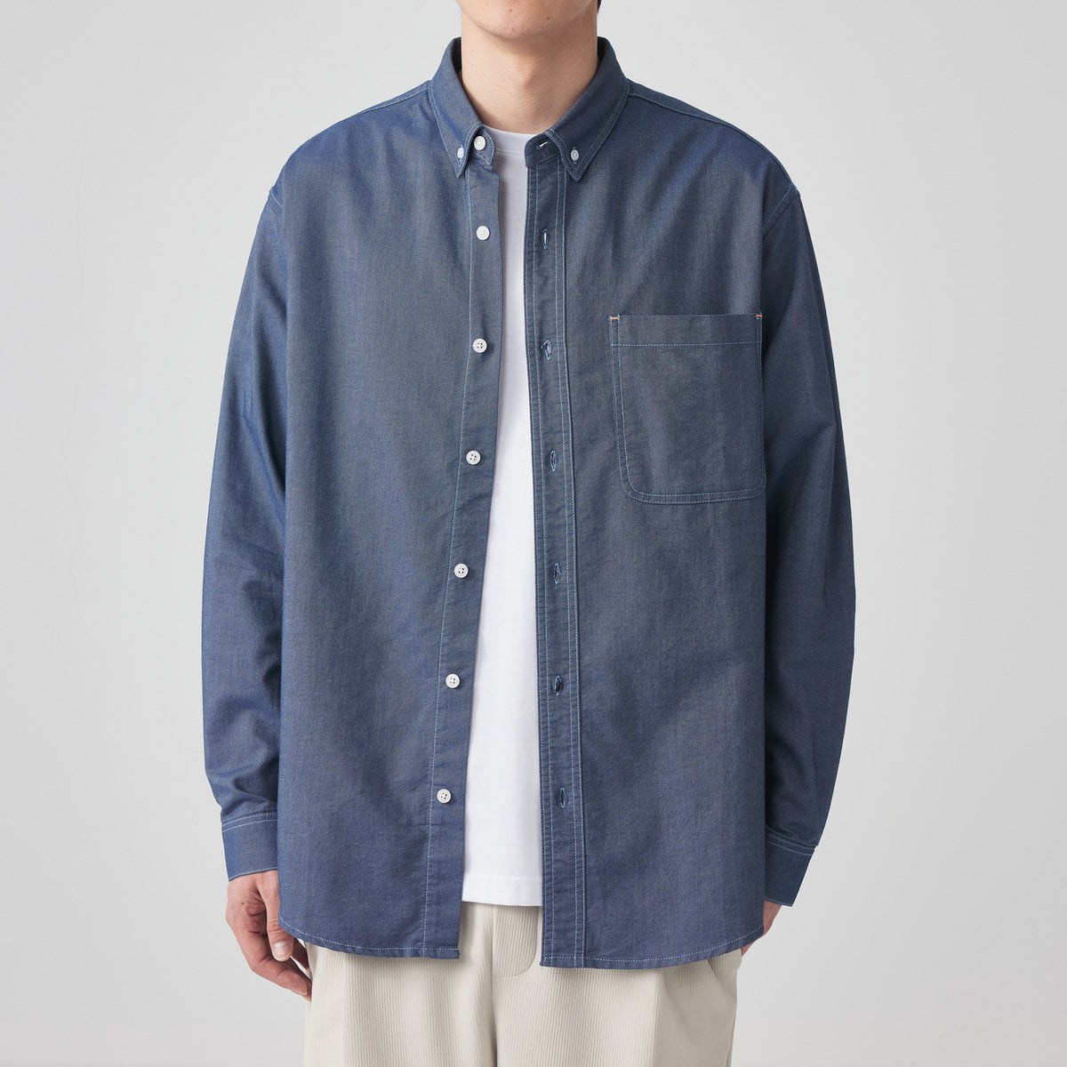 Metro Arden Men's Long-Sleeve Solid Shirt