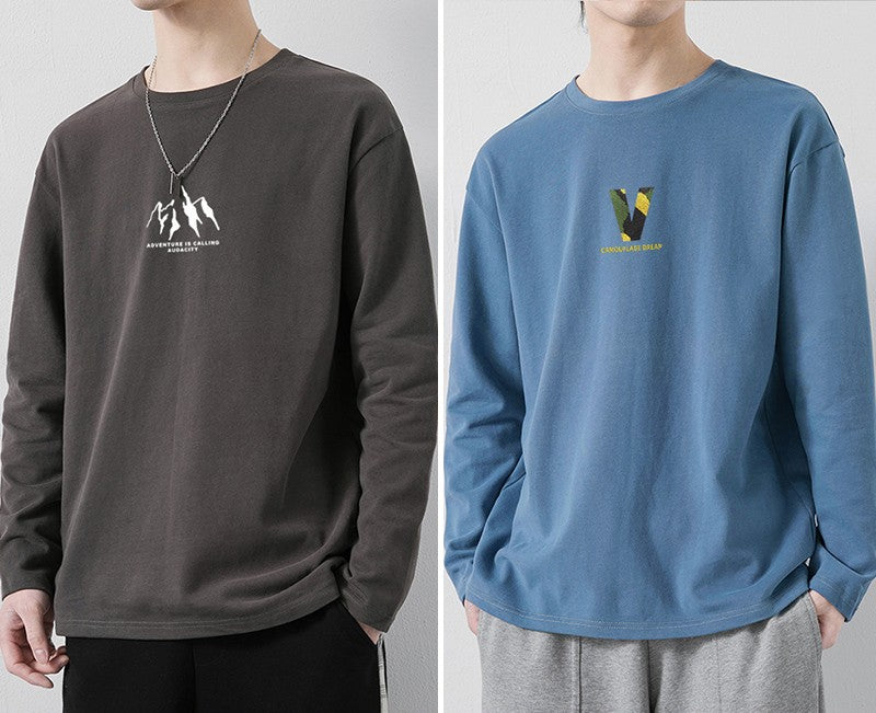 Archive Men's Cotton Relaxed Long-Sleeve T-Shirt