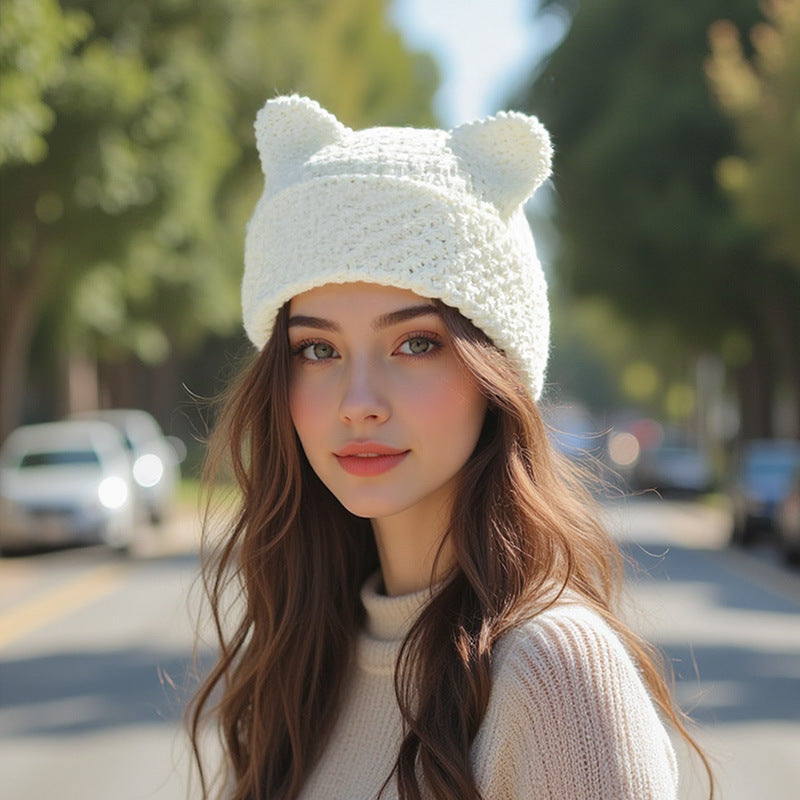 Ember Knit Pointed Hat