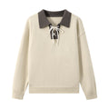 Atlas Men's Lapel Colour-Block Sweater