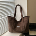 Carry Corduroy Tote Bag