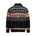 Atlas Men's Retro Jacquard Cardigan