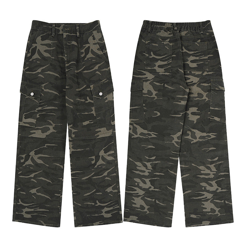 Rover Bexley Multi-Pocket Pocket Camo Cargo Pants