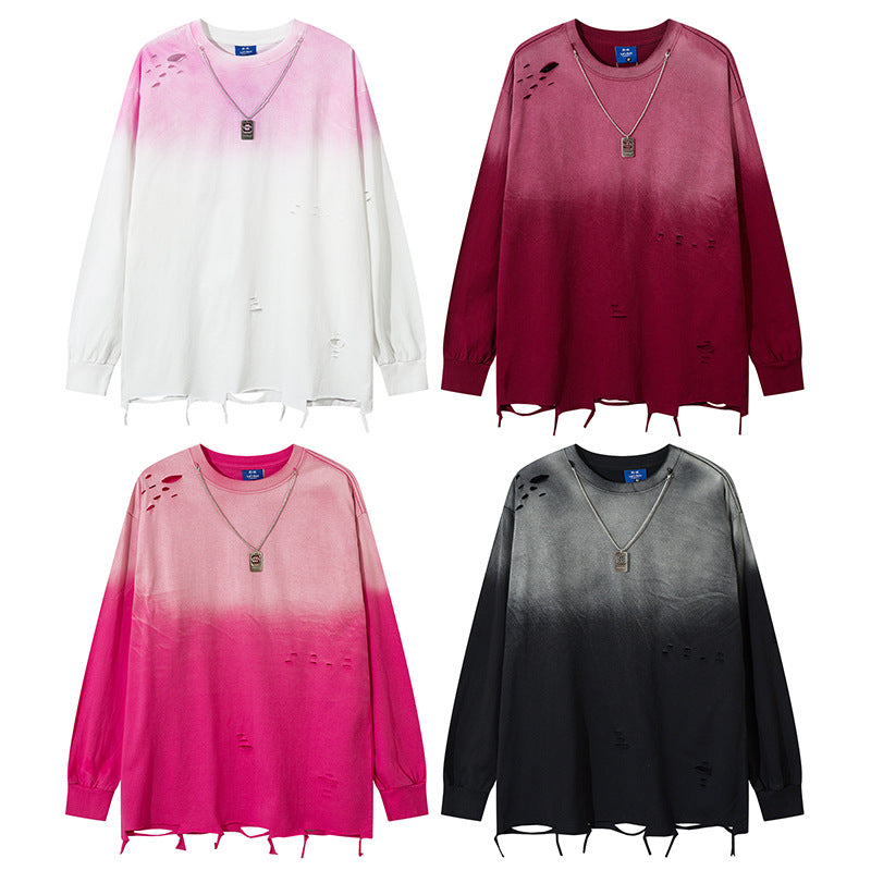 Archive Men's Long-Sleeve Tie-Dye Gradient T-Shirt