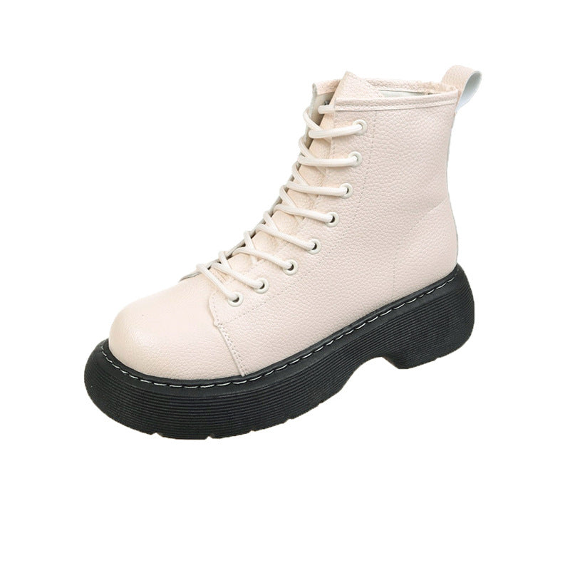 Stride Lace Lace-Up Ankle Boots