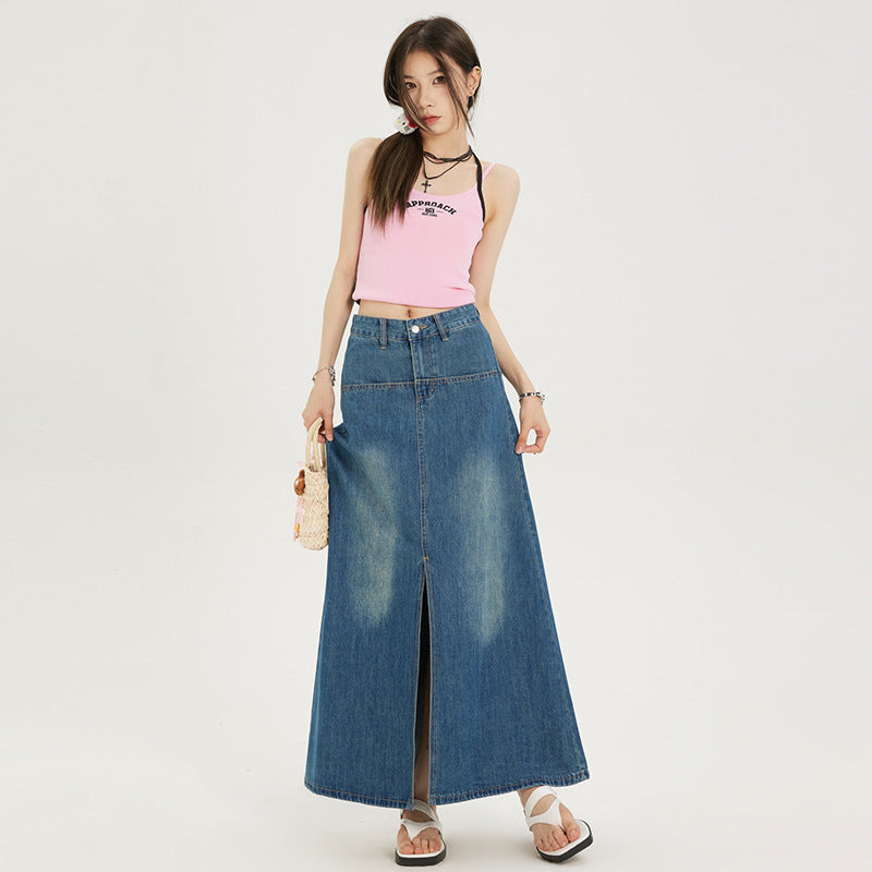 Sway Bexley High-Waist Denim Skirt