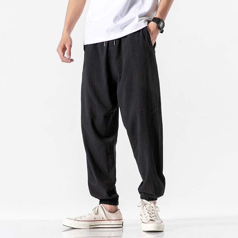 Rover Men's Linen Cropped Trousers