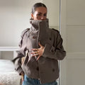 Lumen Short Stand-Collar Trench Coat