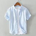 Metro Arden Men's Short-Sleeve Linen Shirt