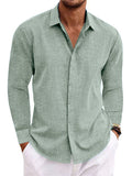 Archive Men's Linen Cotton Long-Sleeve T-Shirt