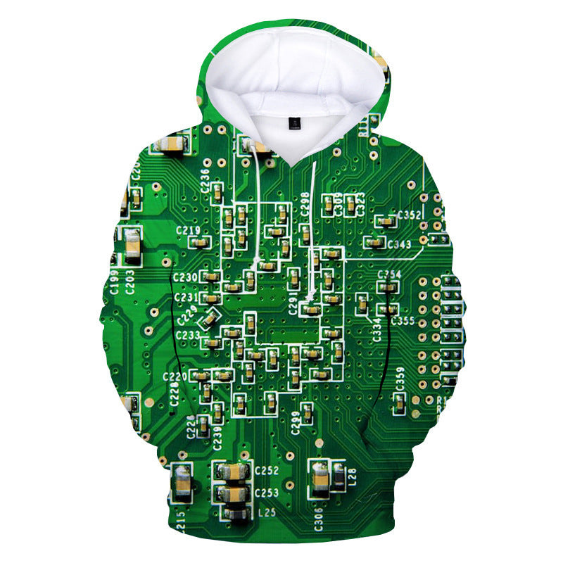 District Bexley Men's 3D-Print Hoodie