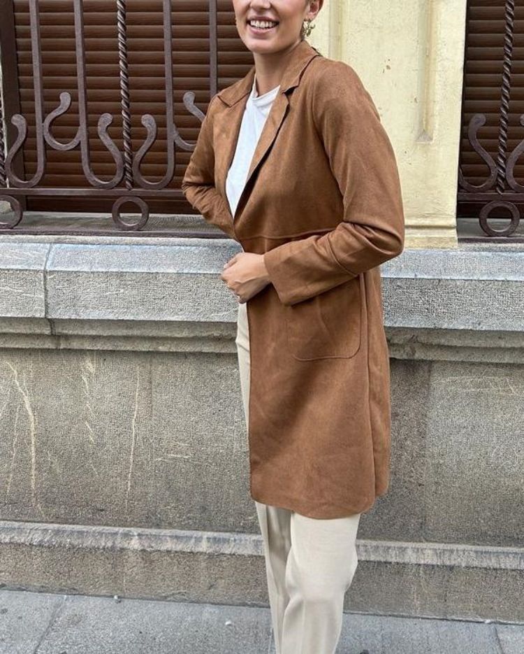 Lumen Velvet Trench Coat