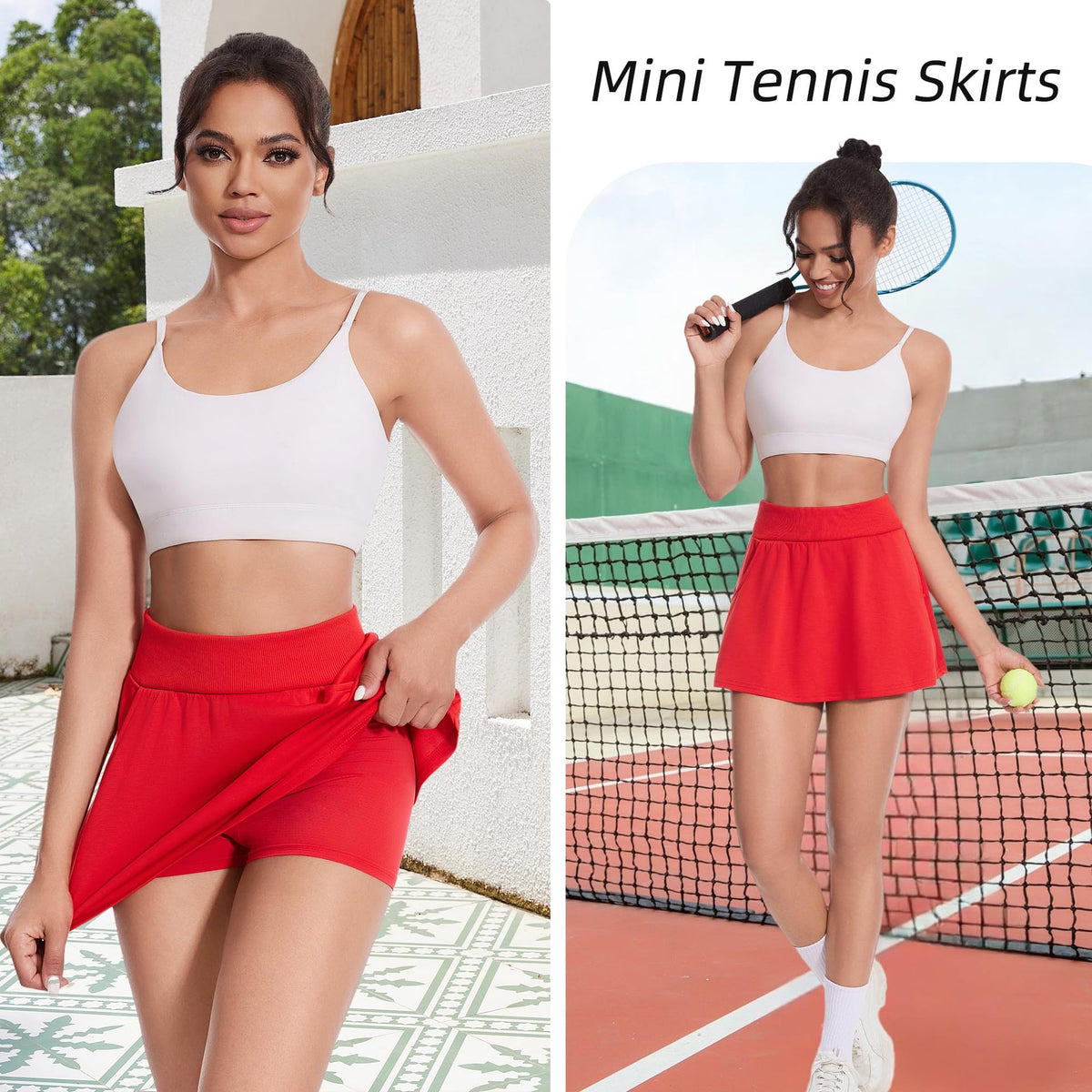 Rally Bexley High-Waist Tennis Skirt