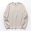 Metro Men's Seamless Long-Sleeve Henley Shirt