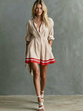 Nova Striped Shirt Dress