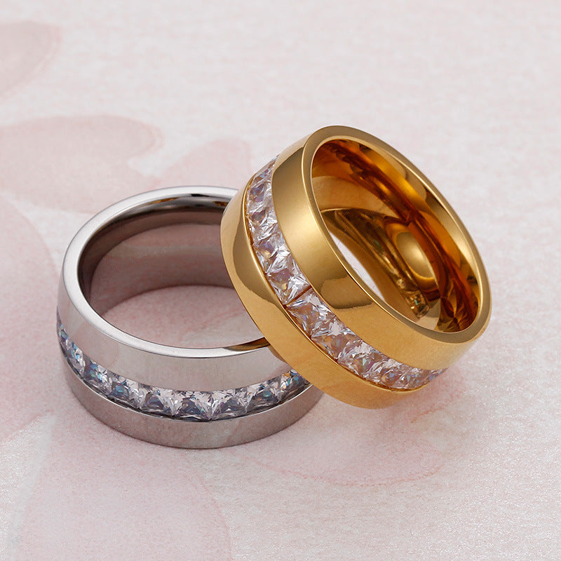 Lune Bexley Stainless Steel Titanium Steel Ring