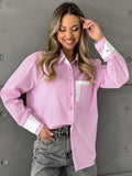 Aurelia Relaxed Striped Blouse