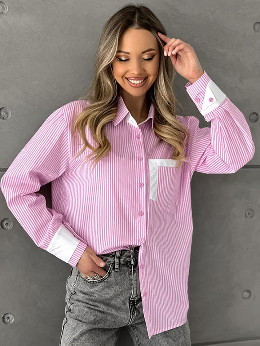 Aurelia Relaxed Striped Blouse