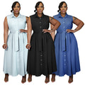 Nova Belted Shirt Dress