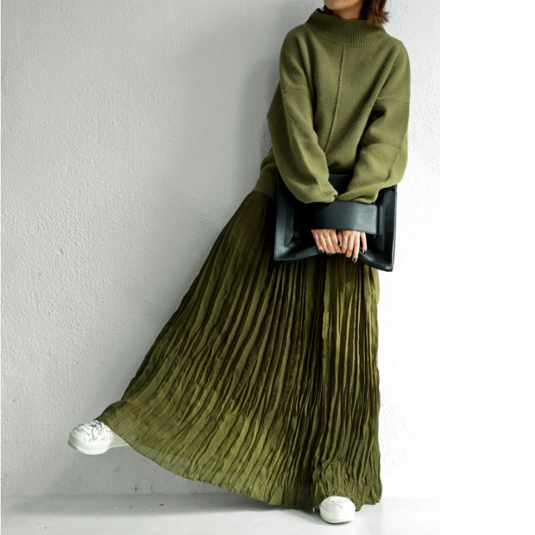 Sway Pleated Sweater