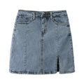 Sway High-Waist Retro Denim Skirt