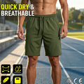 Velocity Men's Quick-Dry Zip Breathable Shorts