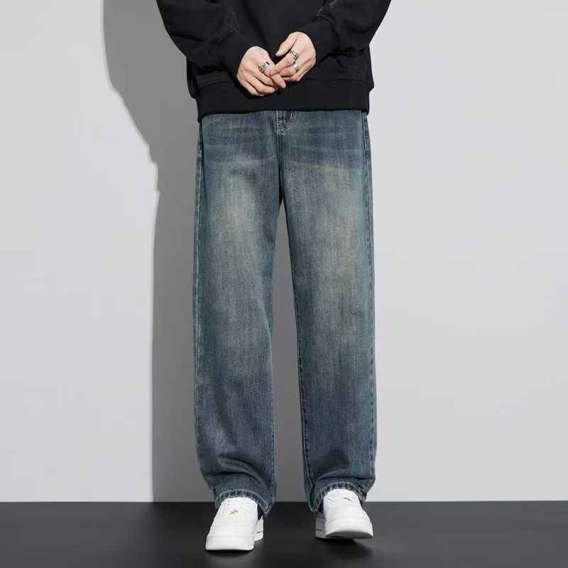 Indigo Men's Retro Straight Jeans