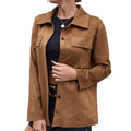 Halo Leather Slim Cardigan