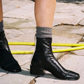 Stride Square-Toe Square Ankle Boots
