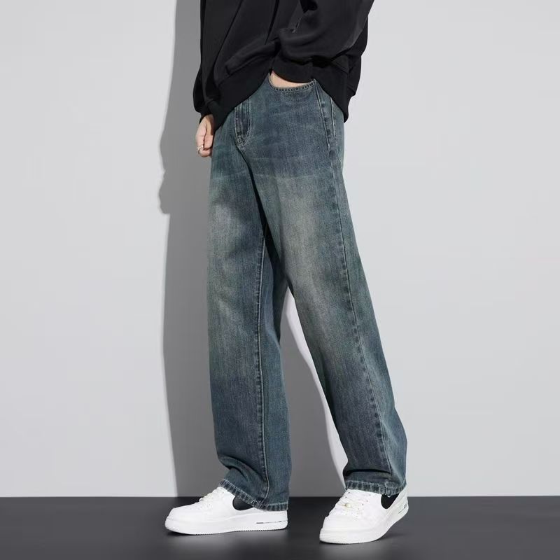 Indigo Men's Retro Straight Jeans