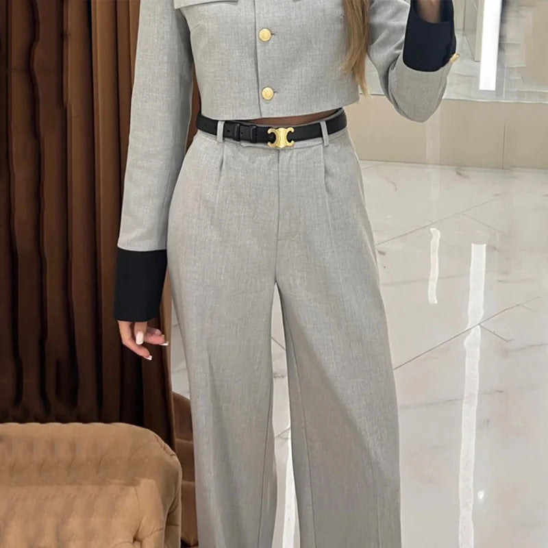 Flow Garnet Wide-Leg Trousers