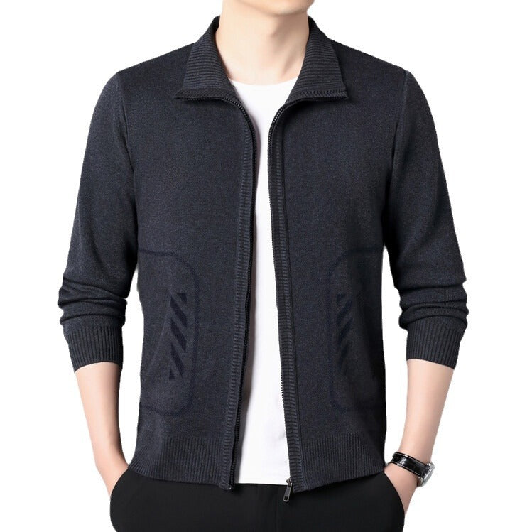 Atlas Men's Solid Cardigan