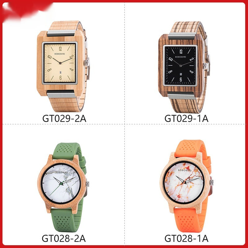 Tempo Bexley Wooden Minimalist Watch