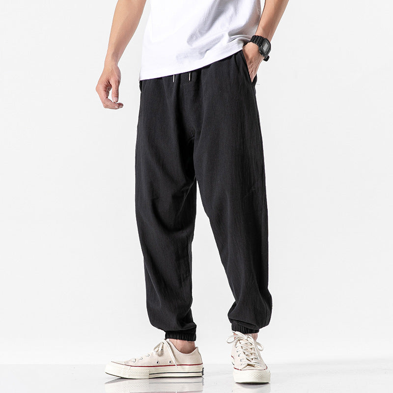 Rover Men's Linen Cropped Trousers