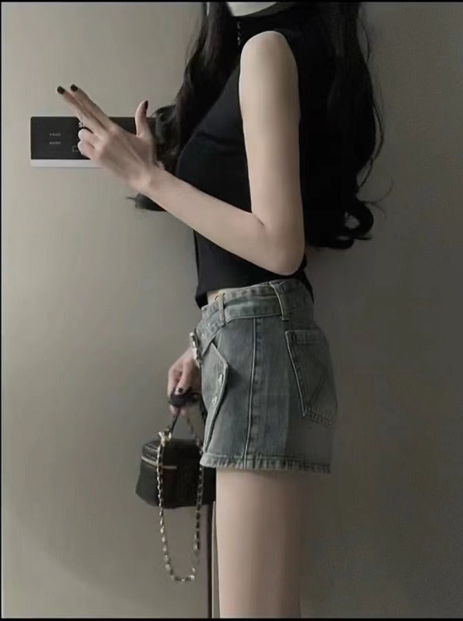 Sway Bexley Retro Denim Skirt