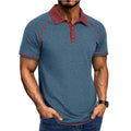 Metro Arden Men's Short-Sleeve Lapel T-Shirt