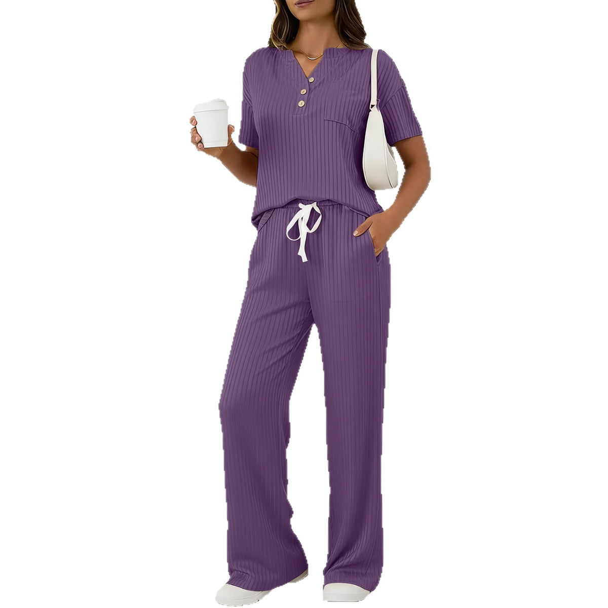 Sera Ribbed Knit Two-Piece Set