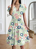 Nova V-Neck Midi Dress